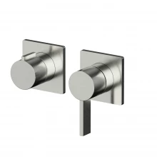 Внешняя часть смесителя на 2 потребителя WHITECROSS XT1442NIB (брашированный никель)