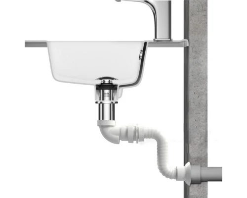 Сифон для раковины и биде Excellent с гофрой INPU.8075628.WH Elit-san.ru