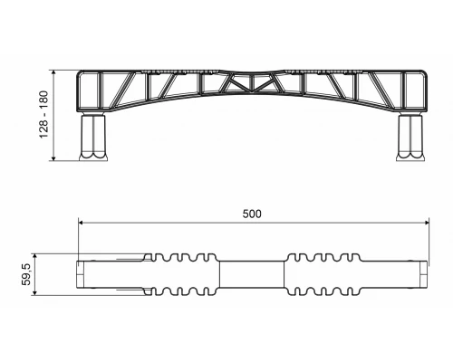 Ножки для ванн EXCELLENT / WHITECROSS NWT-50 Elit-san.ru