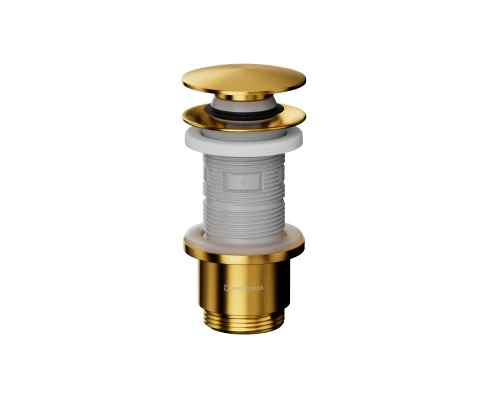 Донный клапан WHITECROSS A707GLB (брашированное золото)