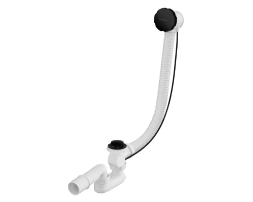 Слив-перелив WHITECROSS 60 см. (черный мат)