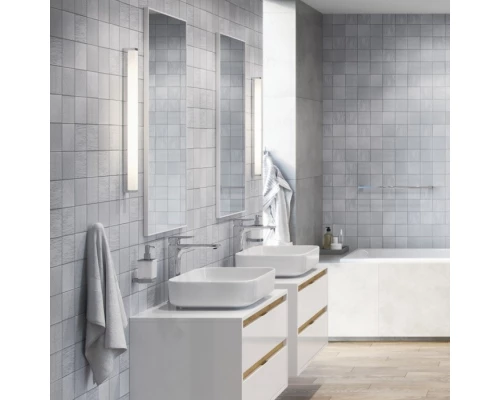 Зеркало прямоугольное EXCELLENT Kuadro 100x50 (белый мат) Elit-san.ru