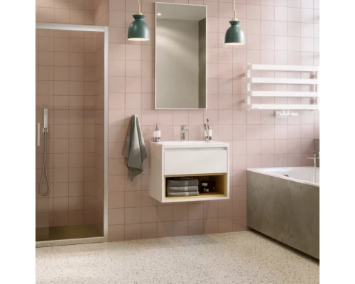 Зеркало прямоугольное EXCELLENT Kuadro 100x50 (белый мат) Elit-san.ru