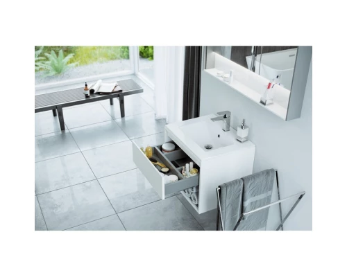 Тумба под раковину EXCELLENT Tuto 70 см (белый/белый), 1 ящик Elit-san.ru