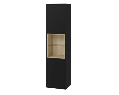 Шкаф-пенал EXCELLENT Tuto 40 см (черный матовый/дуб) Elit-san.ru