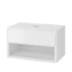 Тумба под накладную раковину EXCELLENT Tuto 80 см (белый/белый), 1 ящик Elit-san.ru