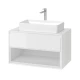Тумба под накладную раковину EXCELLENT Tuto 80 см (белый/белый), 1 ящик Elit-san.ru