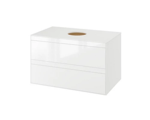 Тумба под раковину EXCELLENT Finli  80 см (белый глянец) Elit-san.ru