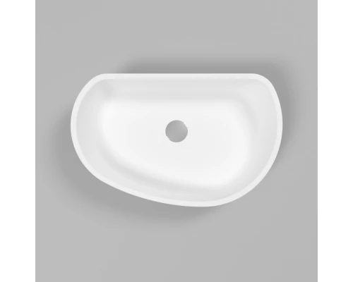 Умывальник WHITECROSS Ametrine 60x37 (белый мат) иск. камень Elit-san.ru