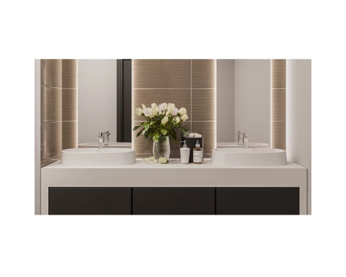 Умывальник WHITECROSS Obsidian D 65x37 (белый мат) иск. камень Elit-san.ru