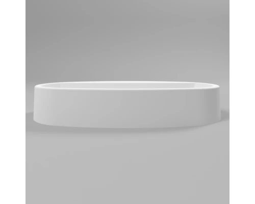 Умывальник WHITECROSS Obsidian D 65x37 (белый мат) иск. камень Elit-san.ru