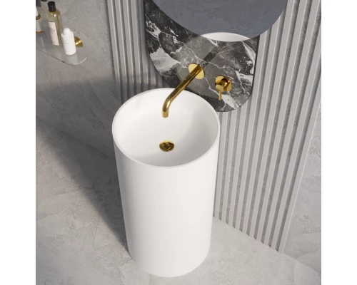 Умывальник WHITECROSS Altar D=43 (белый мат) иск. камень Elit-san.ru