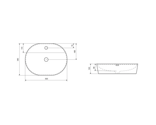 Умывальник EXCELLENT Ronity 50S Elit-san.ru
