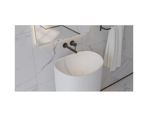 Умывальник WHITECROSS Stella 50x40 (белый мат) иск. камень Elit-san.ru