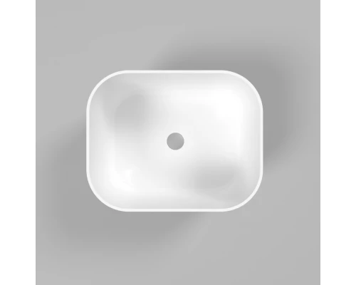 Умывальник WHITECROSS Lazurit 50x40 (белый глянец) иск. камень Elit-san.ru