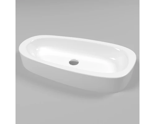 Умывальник WHITECROSS Moonstone E 70x35 (белый глянец) иск. камень Elit-san.ru