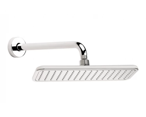 Верхний душ Excellent 35 х 12 см, с держателем, хром/белый, ARAC.1211CWRW Elit-san.ru