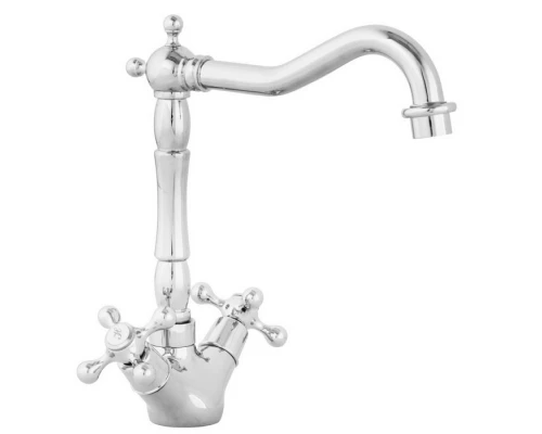 AGATHA Смеситель д/раковины излив змейка, хром Elit-san.ru