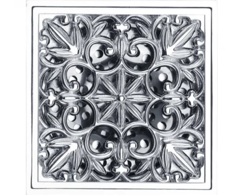 CANYON Трап сливной d40, с решеткой 100х100 мм, обратным клапаном, хром