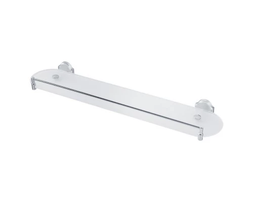 Полка стеклянная с ограничителем 60 см. Veragio Stanford, хром VR.STD-7711.CR Elit-san.ru