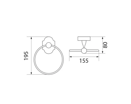 Кольцо Veragio Stanford, бронза VR.STD-7723.BR Elit-san.ru