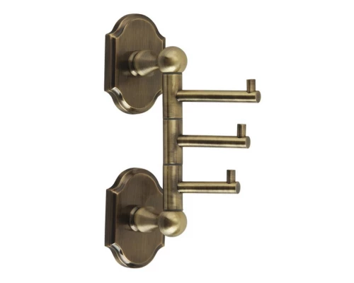 Крючок тройной поворотный Veragio Stanford, бронза VR.STD-7735.BR Elit-san.ru