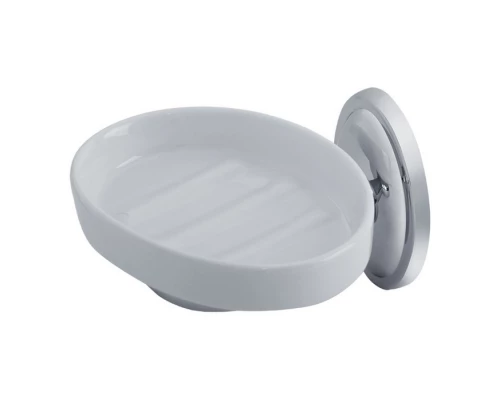 Мыльница настенная Veragio Bonjour, хром/керамика, VR.BNR-7850.CR Elit-san.ru