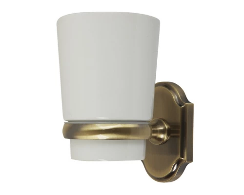 Стакан настенный Veragio Stanford, бронза/керамика VR.STD-7740.BR Elit-san.ru