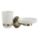 Стакан с мыльницей настенный Veragio Stanford, бронза/керамика VR.STD-7743.BR Elit-san.ru