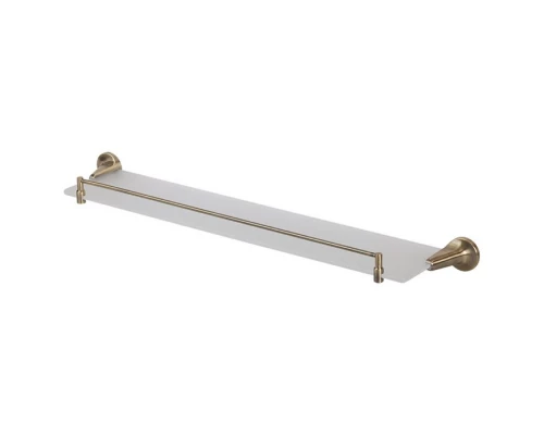 Полка стеклянная с галереей Veragio Oscar OSC-5211.BR, 60 см, бронза/матовое стекло Elit-san.ru