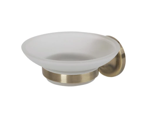 Мыльница настенная Veragio Oscar OSC-5250.BR, бронза/матовое стекло Elit-san.ru