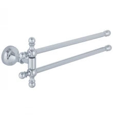 Полотенцедержатель двойной поворотный Veragio Gialetta VR.GIL-6424.CR, 30 см, хром