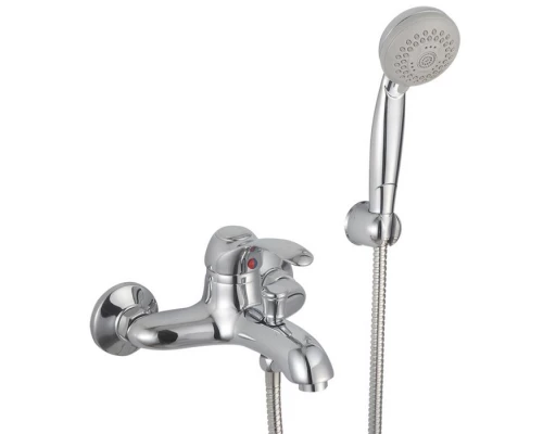 GRAZIA Смеситель д/ванны монокомандный, с ручным душем, хром Elit-san.ru