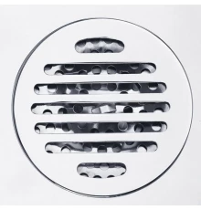 CANYON Трап сливной d40, с решеткой 100х100 мм, с мех-м обратным клапаном, 2010 хром