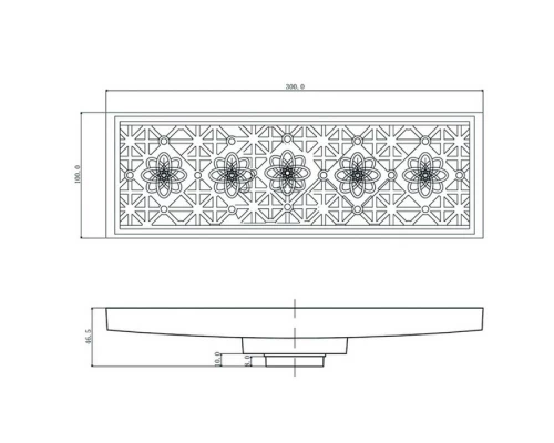 CANYON Трап сливной d40, бронза Elit-san.ru