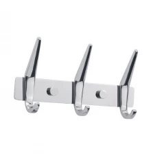 GIFORTES Планка с 3-мя крючками L17,4xH3 см. хром