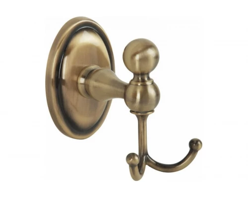 Крючок двойной большой Veragio Bonjour, бронза, VR.BNR-7833.BR