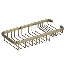 BASKET Решетка прямоугольная 14х29хh5,5 см., бронза