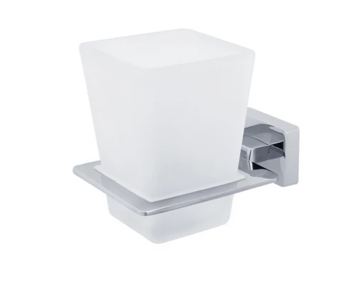 Стакан настенный, хром/матовое стекло Veragio VR.RMB-4940.CR Elit-san.ru