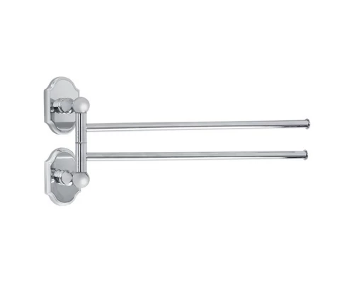 Полотенцедержатель двойной поворотный 33 см Veragio Stanford, хром VR.STD-7724.CR Elit-san.ru