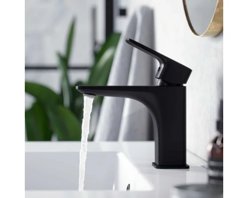 Смеситель для умывальника EXCELLENT Keria AREX.2001BL (черный мат) Elit-san.ru