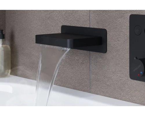 Излив настенный EXCELLENT Krotos AREX.8025BL (черный мат) Elit-san.ru