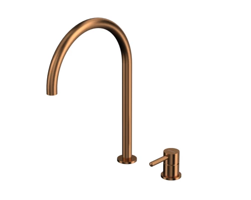 Смеситель для умывальника с выносным управлением WHITECROSS Y Y1218CPB (брашированная медь)