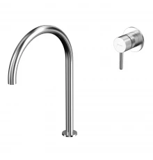 Смеситель для умывальника с выносным управлением WHITECROSS Y Y1219NIB (брашированный никель)