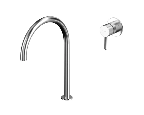 Смеситель для умывальника с выносным управлением WHITECROSS Y Y1219NIB (брашированный никель)