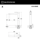 Смеситель для умывальника WHITECROSS X X1412NIB (брашированный никель)