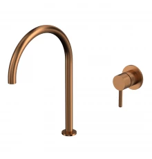 Смеситель для умывальника с выносным управлением WHITECROSS Y Y1219CPB (брашированная медь)