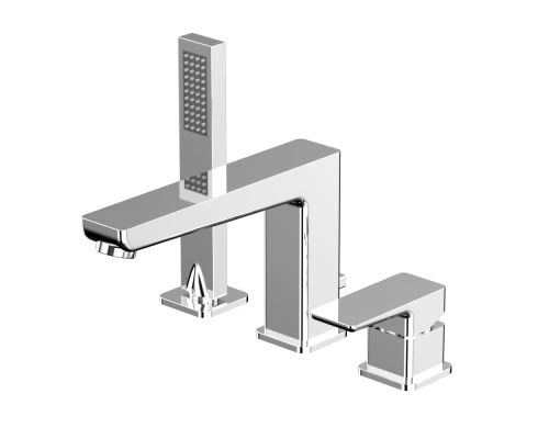 Смеситель для ванны на 4 отверстия WHITECROSS X X1432CR (хром)