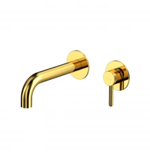 Смеситель для умывальника скрытого монтажа WHITECROSS Y Y1216GL (золото)