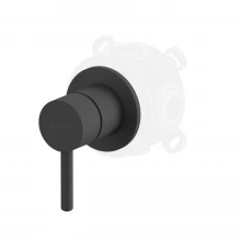 Смеситель для душа скрытого монтажа WHITECROSS Y Y1241BL (черный мат)